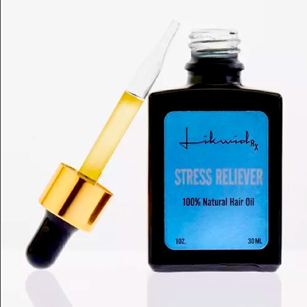 Likwid RX Stress Reliever 100% Natural Ayurvedic Hair Oil, 1 oz Brand new,sealed